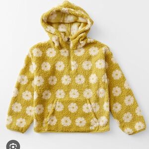 Billabong just in time green floral sweatshirt